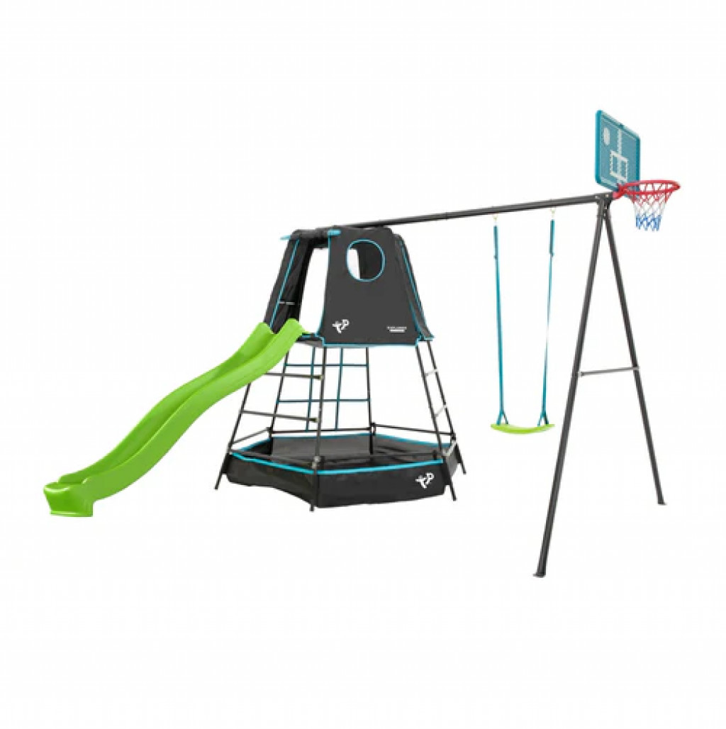 TheZooFamily TP Toys Preliezaèka Explorer a zvlnená myk¾avka, hojdaèka a basketbalový kô